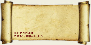 Eva Stamenić vizit kartica